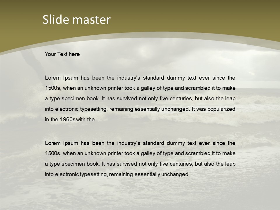 Tropical Storm Nature PowerPoint Template