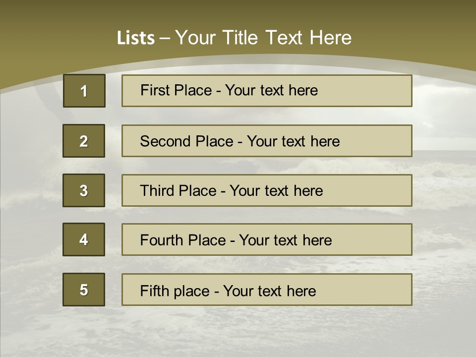 Tropical Storm Nature PowerPoint Template