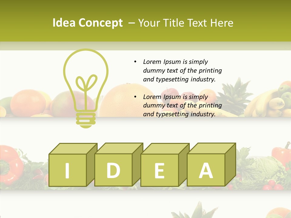 Background Pepper Orange PowerPoint Template