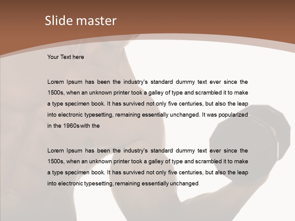 Sports Man Healthy PowerPoint Template