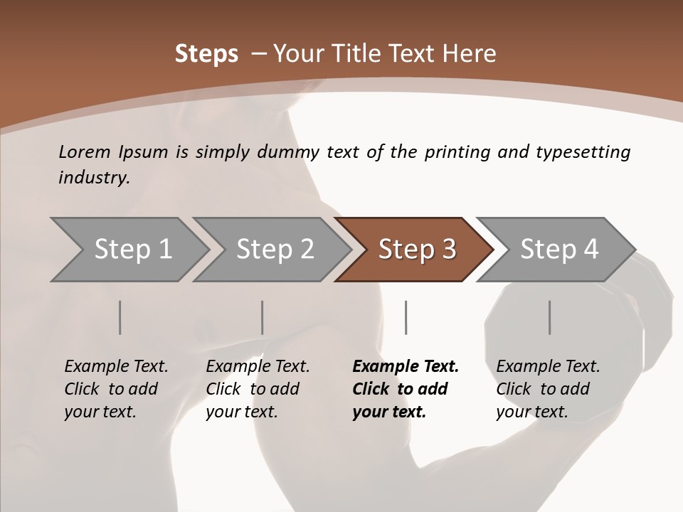 Sports Man Healthy PowerPoint Template