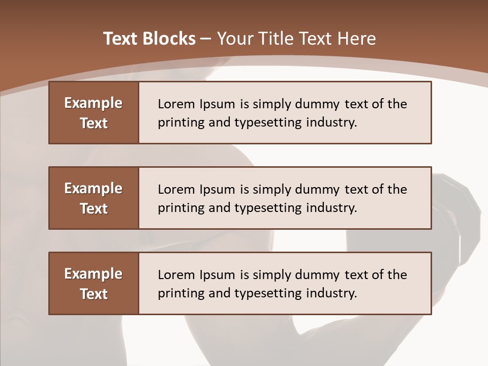 Sports Man Healthy PowerPoint Template