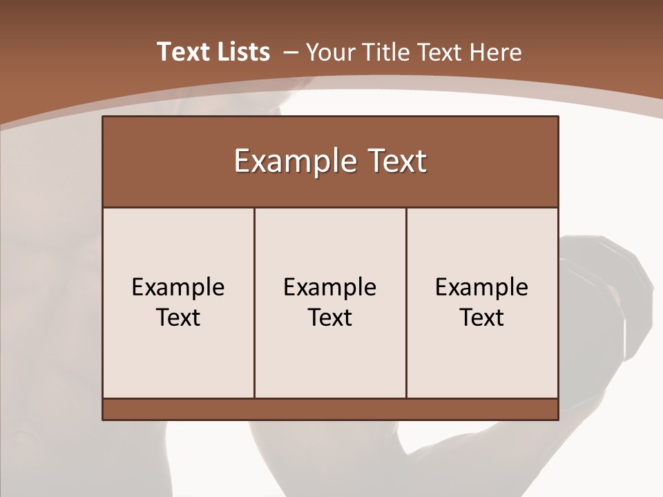 Sports Man Healthy PowerPoint Template