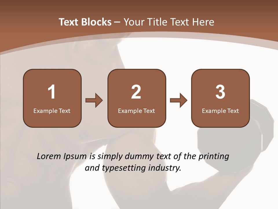 Sports Man Healthy PowerPoint Template