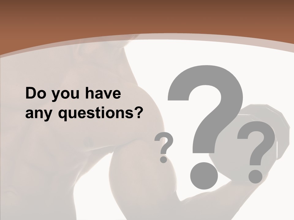 Sports Man Healthy PowerPoint Template