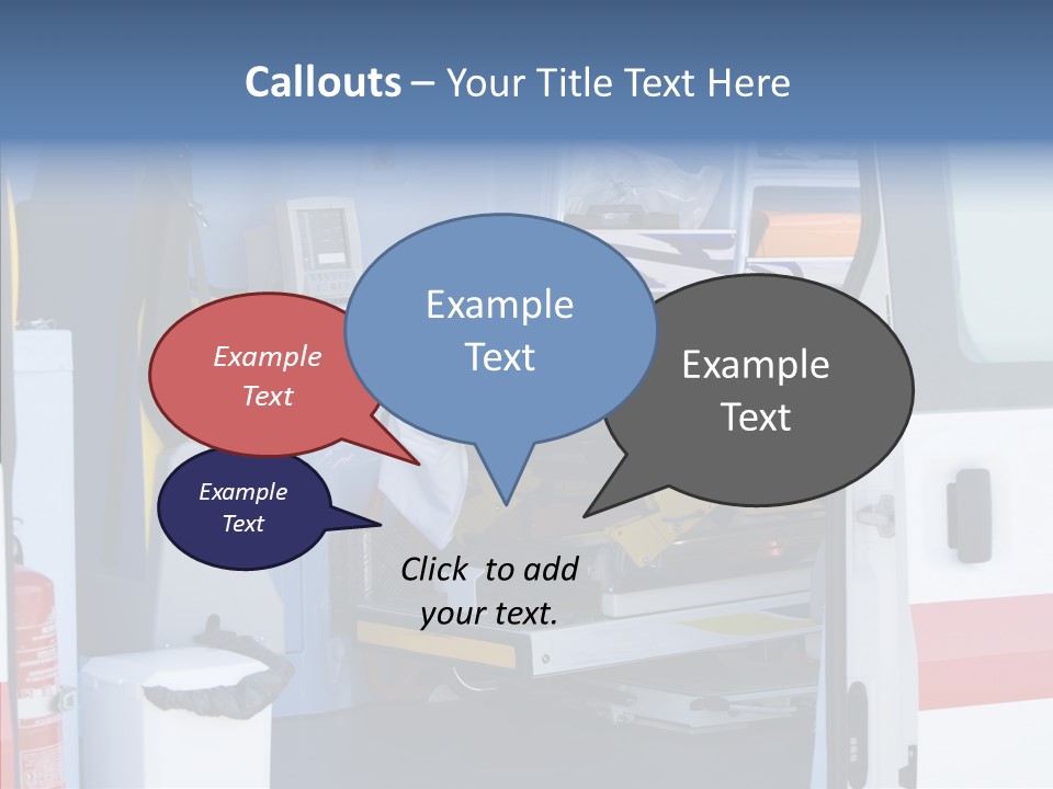 Radio Captain Rescue PowerPoint Template