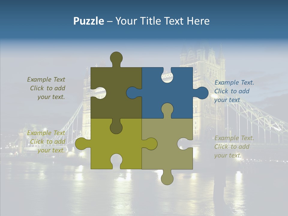 River Late London PowerPoint Template