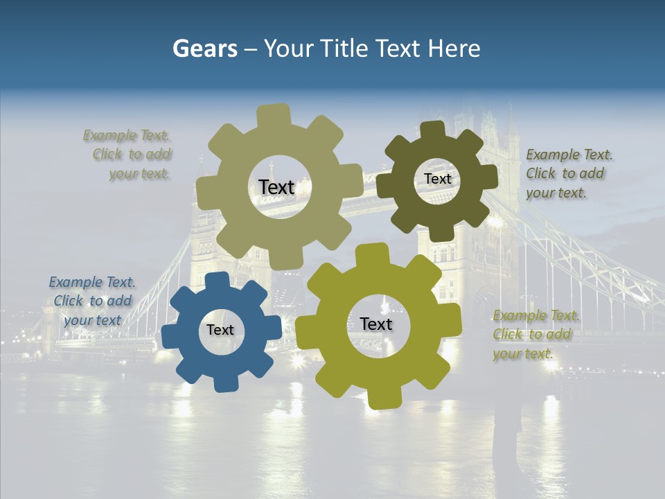 River Late London PowerPoint Template