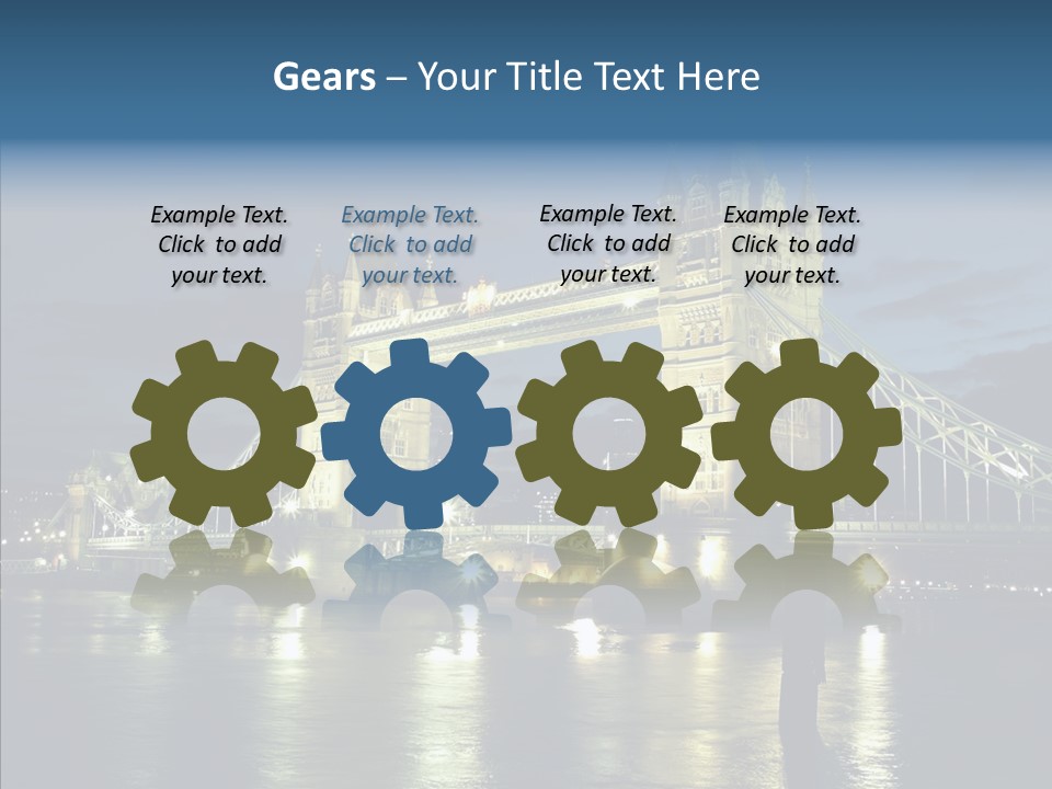 River Late London PowerPoint Template