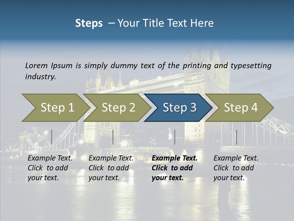 River Late London PowerPoint Template