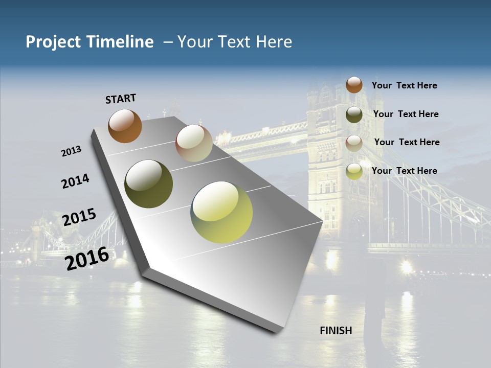 River Late London PowerPoint Template