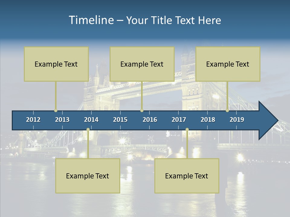 River Late London PowerPoint Template