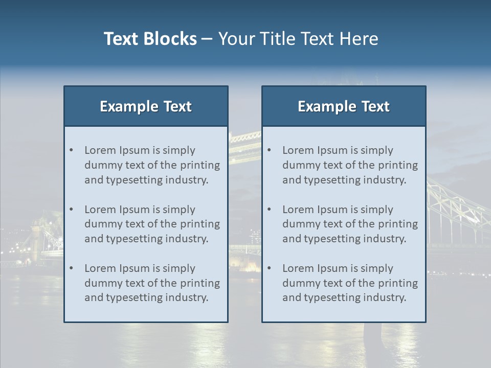 River Late London PowerPoint Template