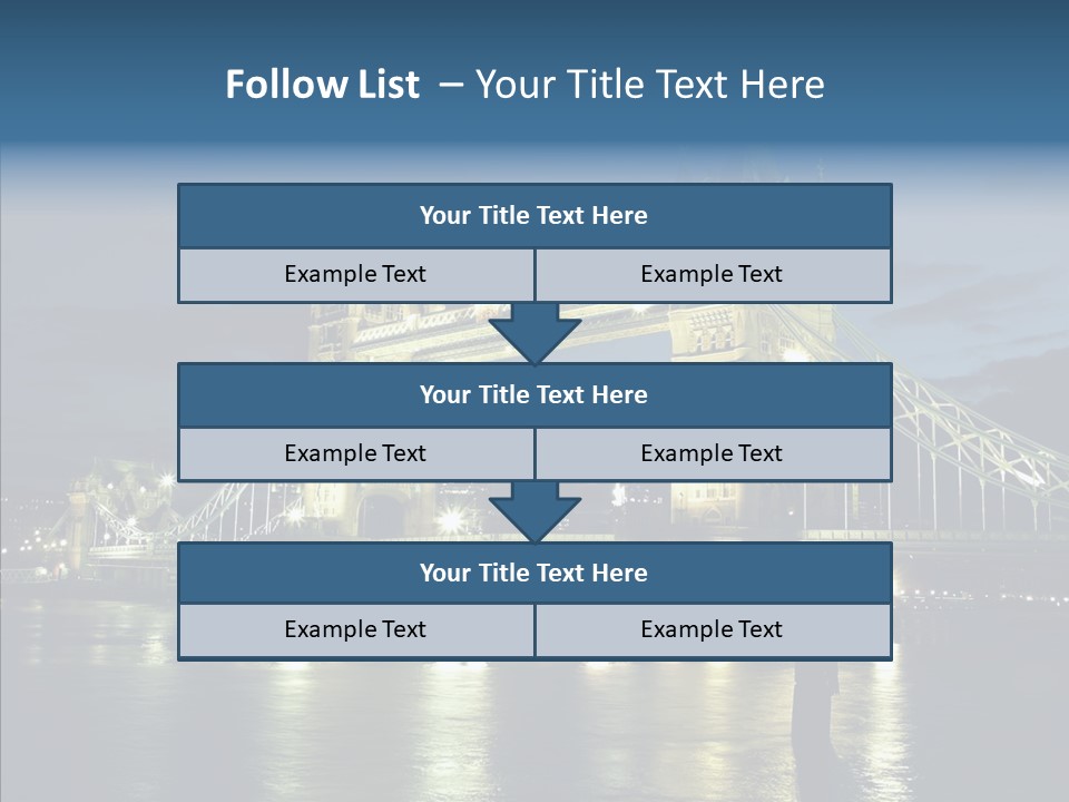 River Late London PowerPoint Template