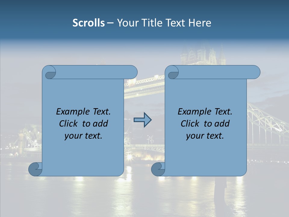 River Late London PowerPoint Template