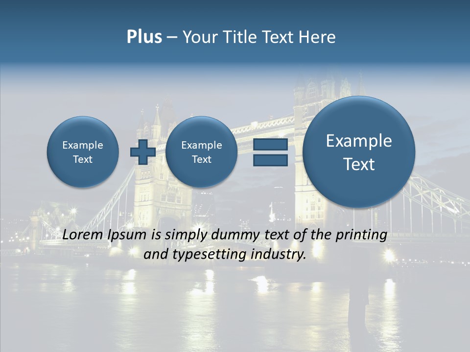 River Late London PowerPoint Template