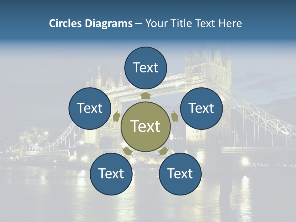 River Late London PowerPoint Template