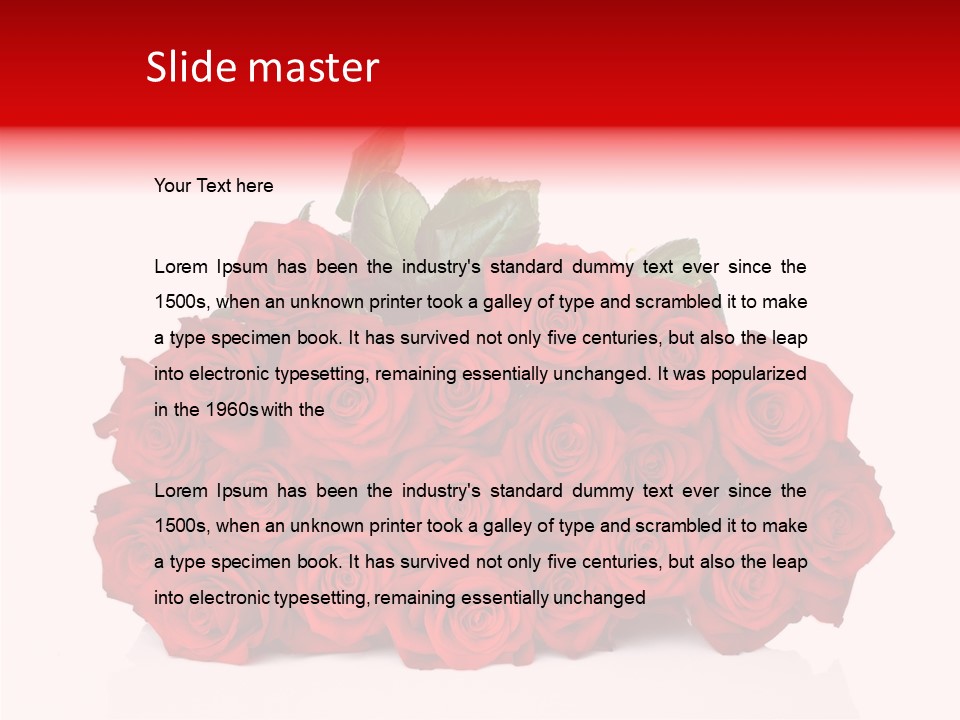 Decoration Anniversary Present PowerPoint Template