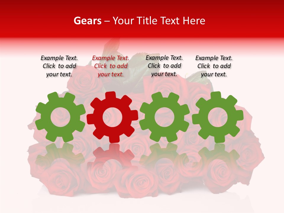 Decoration Anniversary Present PowerPoint Template