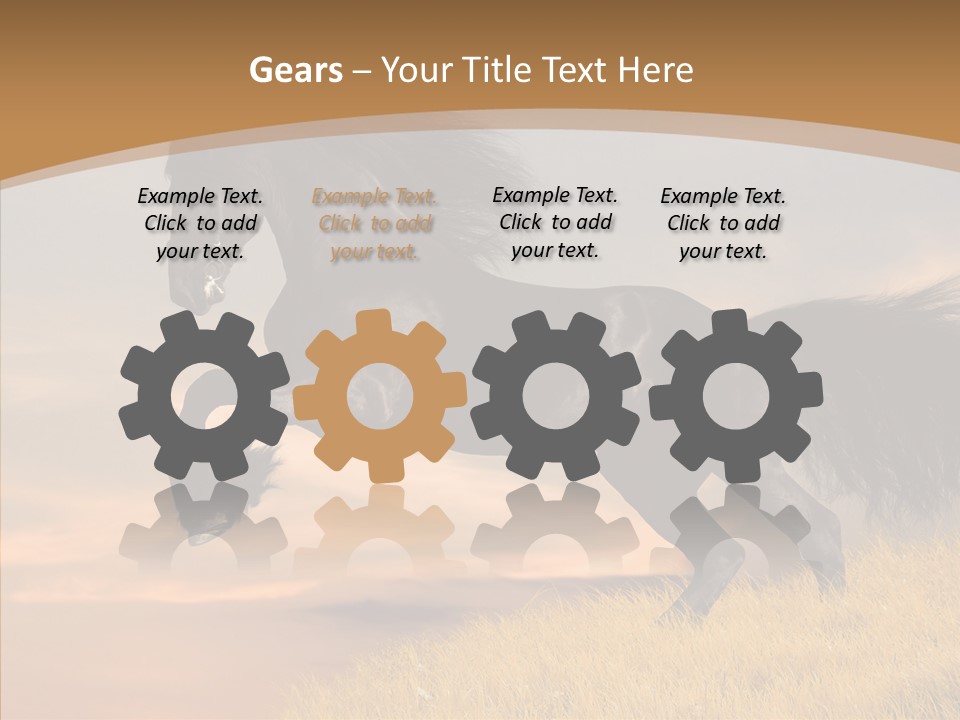 Cloud Energy Chestnut PowerPoint Template