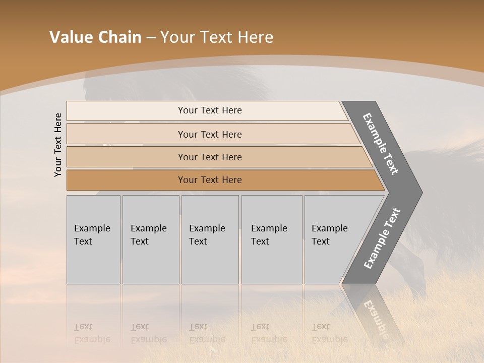 Cloud Energy Chestnut PowerPoint Template