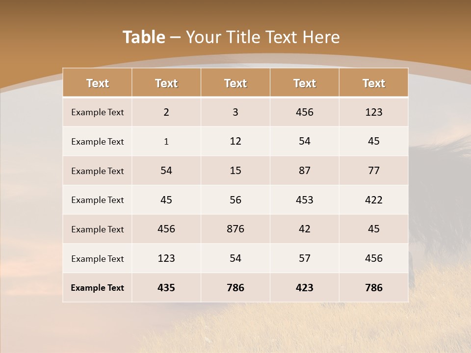 Cloud Energy Chestnut PowerPoint Template