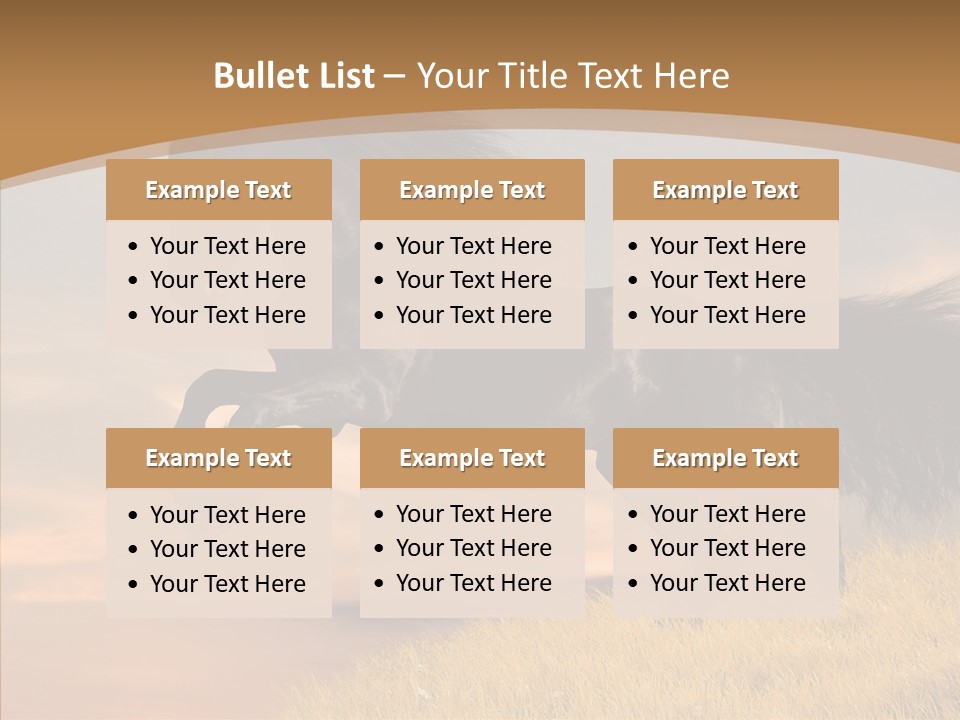 Cloud Energy Chestnut PowerPoint Template