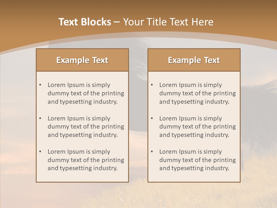 Cloud Energy Chestnut PowerPoint Template