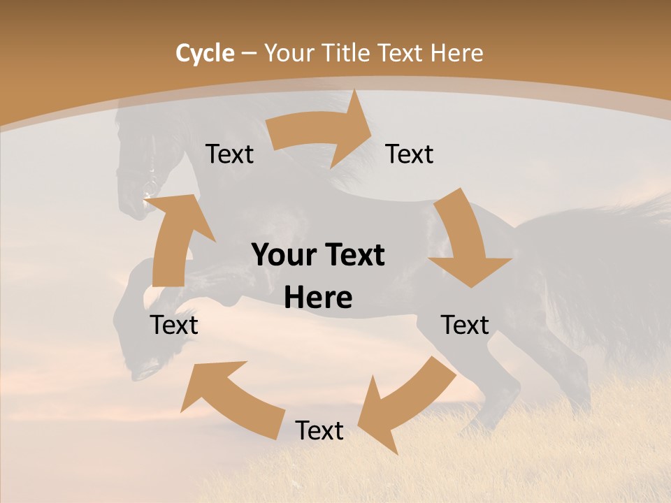 Cloud Energy Chestnut PowerPoint Template