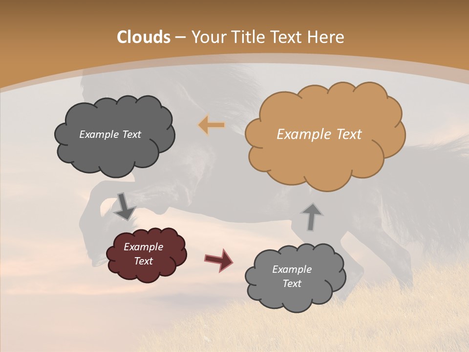 Cloud Energy Chestnut PowerPoint Template
