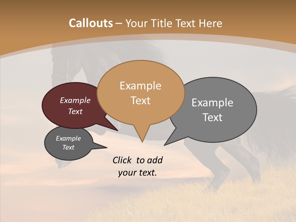 Cloud Energy Chestnut PowerPoint Template