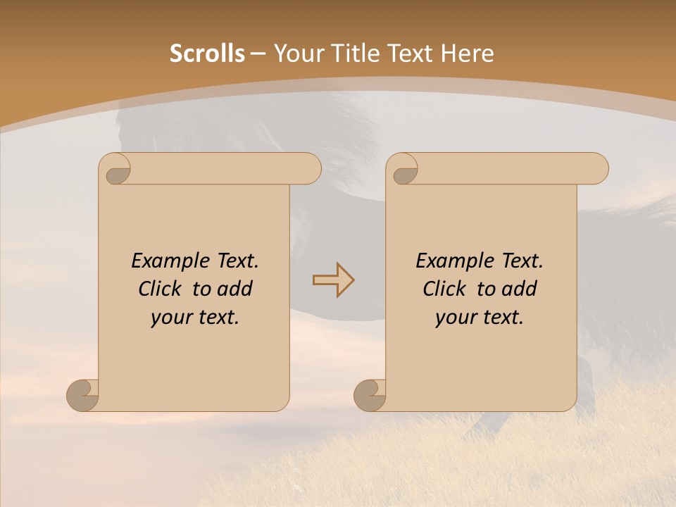 Cloud Energy Chestnut PowerPoint Template