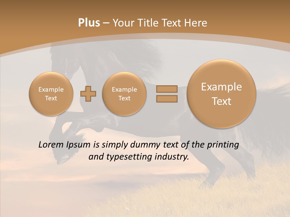 Cloud Energy Chestnut PowerPoint Template