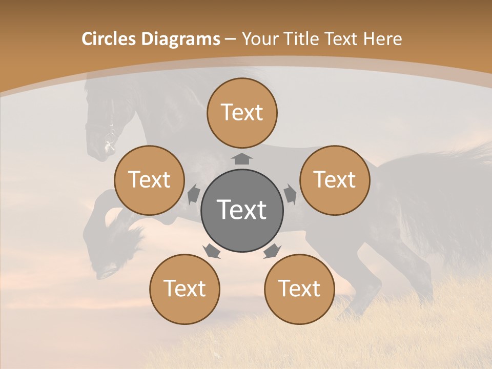 Cloud Energy Chestnut PowerPoint Template
