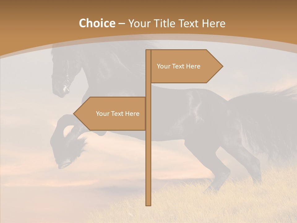 Cloud Energy Chestnut PowerPoint Template