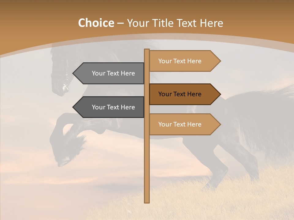 Cloud Energy Chestnut PowerPoint Template