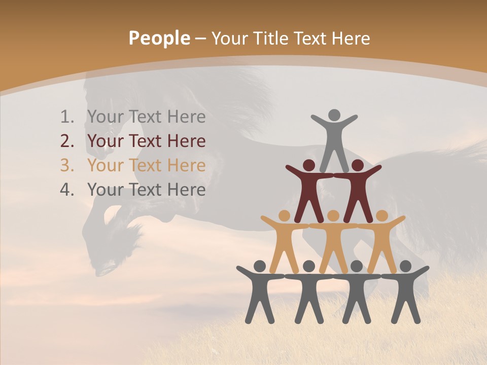 Cloud Energy Chestnut PowerPoint Template