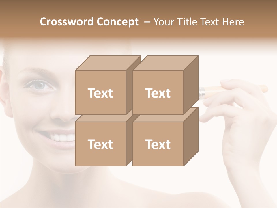Toon Table Happy PowerPoint Template