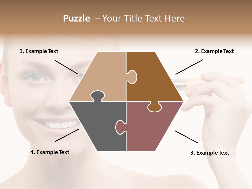 Toon Table Happy PowerPoint Template