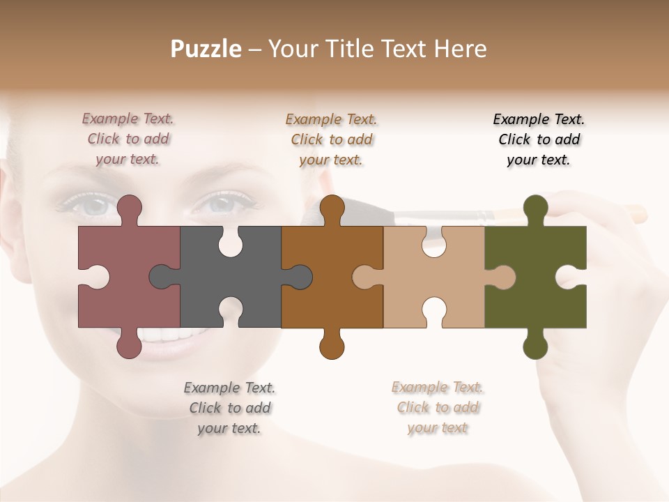 Toon Table Happy PowerPoint Template