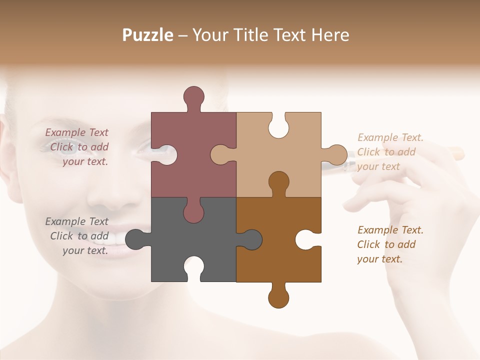 Toon Table Happy PowerPoint Template