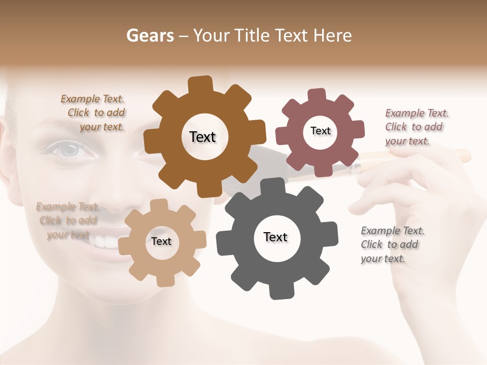Toon Table Happy PowerPoint Template