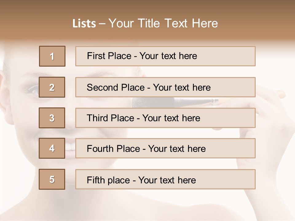 Toon Table Happy PowerPoint Template