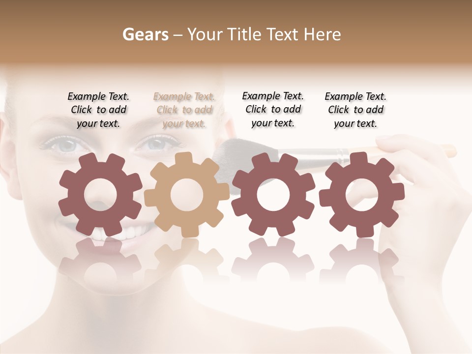 Toon Table Happy PowerPoint Template