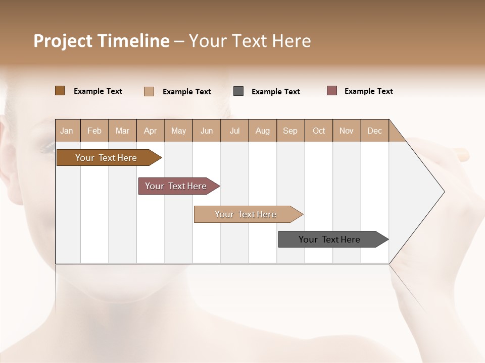 Toon Table Happy PowerPoint Template