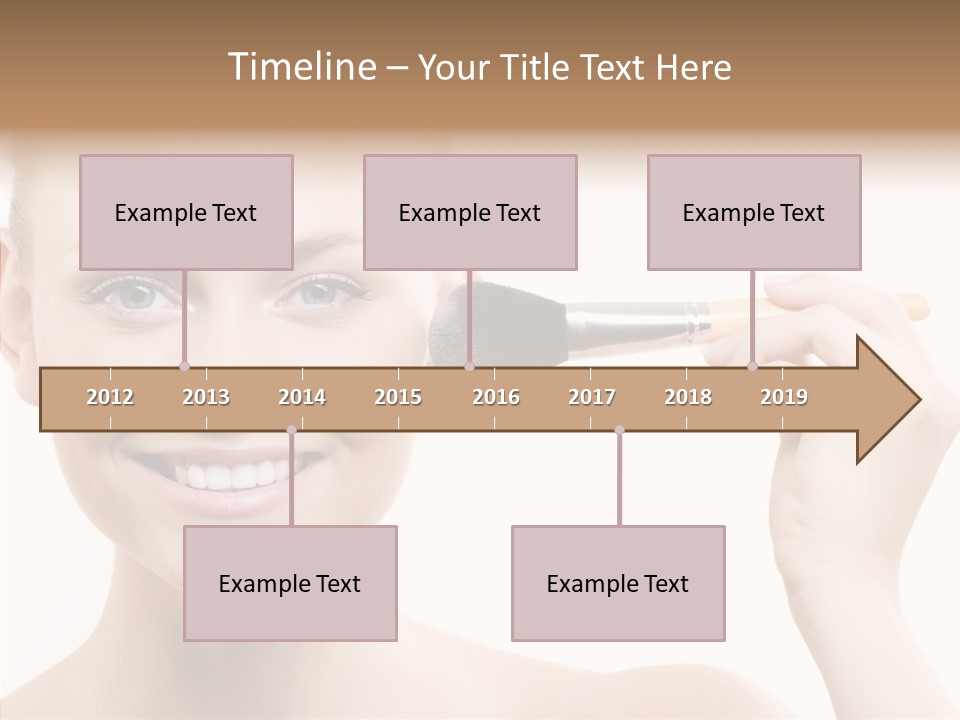 Toon Table Happy PowerPoint Template