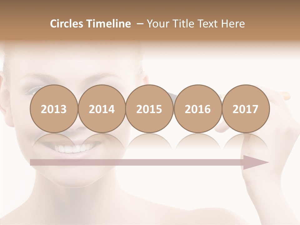 Toon Table Happy PowerPoint Template