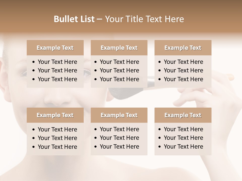 Toon Table Happy PowerPoint Template