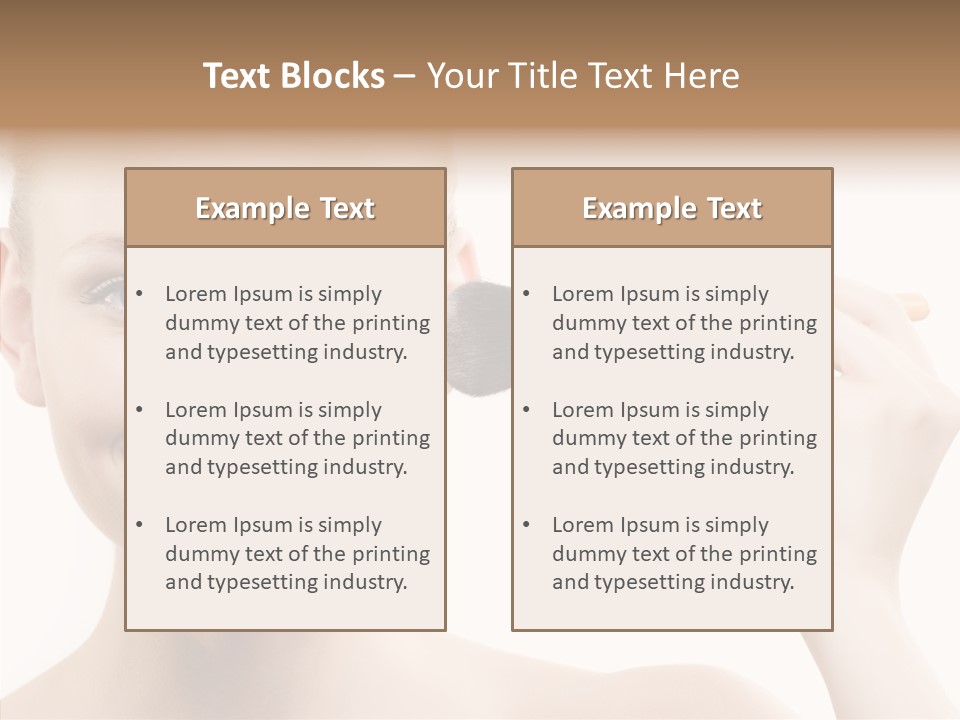 Toon Table Happy PowerPoint Template