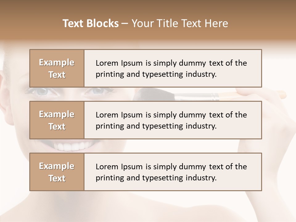 Toon Table Happy PowerPoint Template